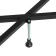 Bath frame Euroleux lait, 150x70 cm, x-shaped