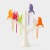 Set for Canapes "Birds", on a stand, 6 skewers, color mix