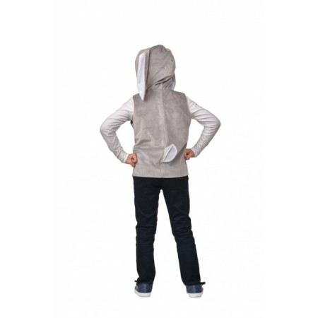 A vest with a hood "Bunny", p. 30, height 116 cm-1