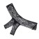 Panties Eromantica, Juno, with access, black color, size 54-56