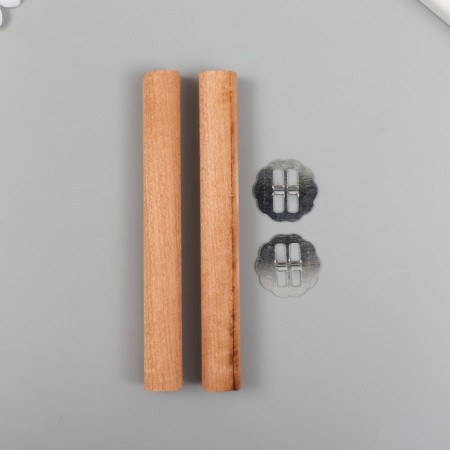 Wick for a candle tree with a metal holder Round 1.5x12 cm-4