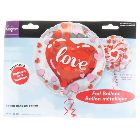 Foil ball 24 "Love, heart, jambo/insider-4