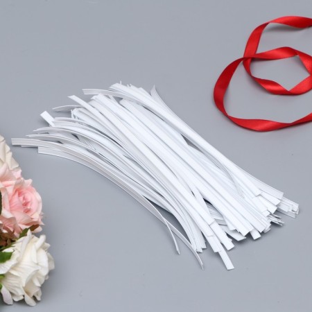 Clip tanks in a cut, white, 25 cm