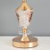 Viva table lamp E27 40W gold 25x25x47 cm Risalux
