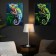 Picture on numbers with luminous paint, 40 × 50 cm "chameleon" 26 colors
