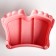 Standing children's ora, pale pink color, 32x24x13cm