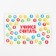 The board game "Learning to count. Mathematical cubes. Step 1 ", 6+