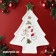 Boanding New Year's share Sweey Treats, 37.5 × 28 × 2.5 cm, ceramics, white color