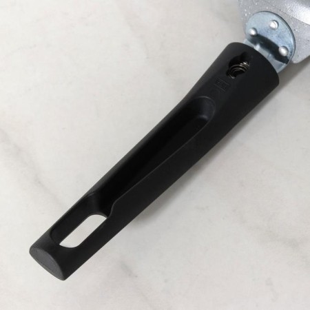 Pancake pan, d = 20 cm, plastic handle, anti -stick coating, light marble color-4