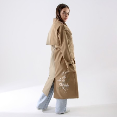 Two-color print raincoat, rr 42-44-2
