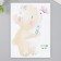 Stick plastic interior color "Baby Bear with Flower" 19.5x27 cm