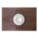 Modern napkin HMT3117-3, brown, 30x45 cm