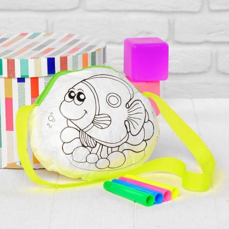 Bag-coloring "Fish" (without markers) in the package-1