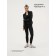 Longslit female Resport, on a zipper, p. 46, the color is black, basic, with a long sleeve