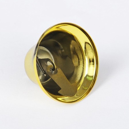 Bell for needlework, size 1 pc. - 3.8 cm, gold color-2