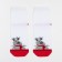 Nosk children's "Deer" color white/red, size 20-22