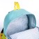 Baby backpack on lightning, turquoise color