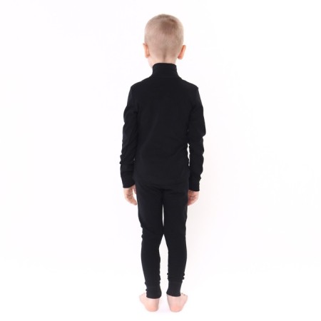 The set for the boy thermo (turtleneck, pants), dark blue color, height 116 cm (32)-1