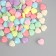 Beads for creativity Plastic "Hearts" Color Tender colors set 500 g 1x1.1x0.5 cm