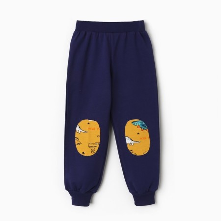 A set for a boy (sweatshirt, trousers), mustard color, height 104 cm-8
