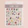 Nail stickers "Gifts of Nature", voluminous, multi -colored