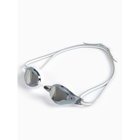 Onlytop swimming glasses, white, mirror-4