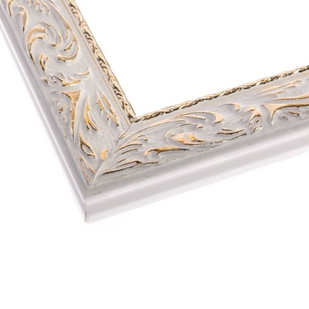 Frame for paintings (mirrors) 60 x 90 x 4 cm, tree "Versailles", white-gold-1