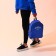 Backpack school textile Utopia, 38x14x27 cm, blue color