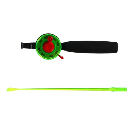 Winter fishing rod, plastic, with neoprene pen, 40 cm-3