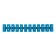 Klement screw block KV-16 6-16, current 30 A, polypropylene blue rexant (10 pcs.
