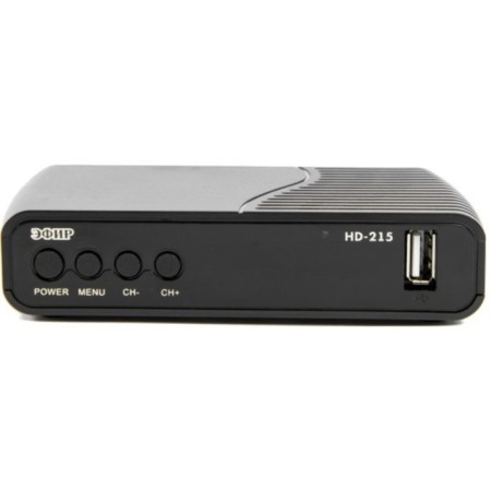 TV prefix DVB-T2 Ether HD-215 EDO Display, Dolby Digital, trained remote control