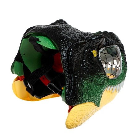 The interactive helmet of the Dinosaurus "Tyrannosaurus", light, sound, works from batteries-6