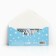 Money envelope "Happy New Year", village, 16.5 x 8 cm, New Year