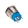 Anti-Vandal button Ø22 12V (LED) B/Fix (5C) OFF- (ON)/ON- (OFF) subvar/red rexant