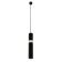 Suspended lamp Crystal Lux, CLT 038 1400/204, LED, 36x6.3x6.3 cm, black color