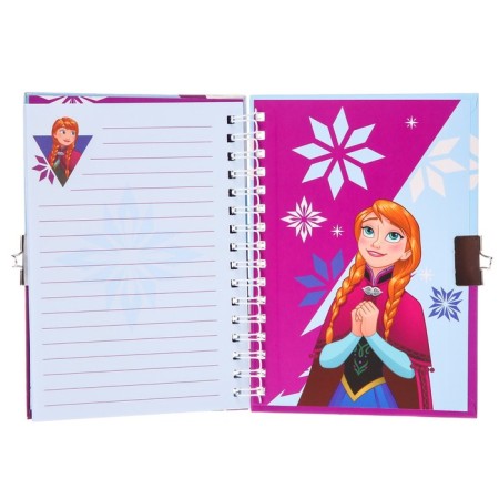 Notebook on the A6 Lack, "Elsa", 50 sheets, cold heart-5