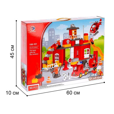 Designer "Fire Station", 90 parts-4