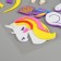 A set of stickers from EVA "Unicorns", 11 pcs.