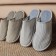 Male slippers, size 42-43, blue color