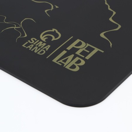 Silicone rug for a bowl, 40 x 30 cm, black marble-4