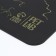 Silicone rug for a bowl, 40 x 30 cm, black marble