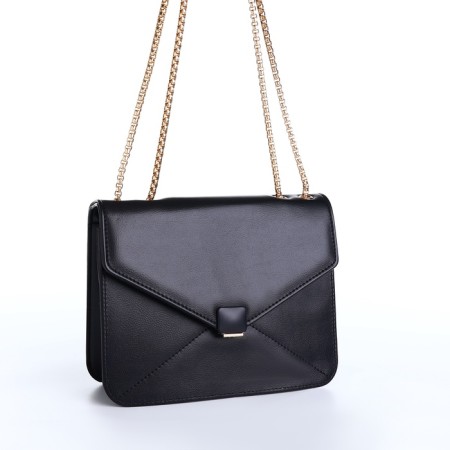 Female bag on a magnet, small size, black color-3
