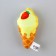 A toy for cats with mint "ice cream" from textiles, 9x5.1 cm.