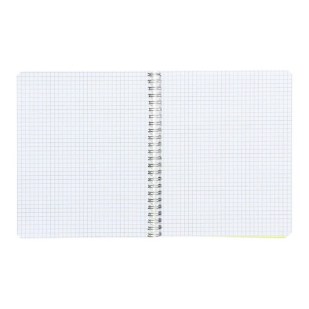 Notebook on the crest A5 48 sheets in the Calligrata cage, light green, plastic cover, offset block-1