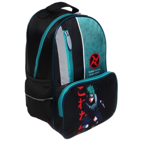 School backpack, 37 x 26 x 13 cm, ergonomic back, Calligrata ORT "Anime Fighter"-5