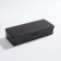 Organizer for manicure/cosmetic supplies, 18.8 × 7.1 × 4 cm, black translucent color