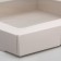Self -charged box, white, 19 x 19 x 3 cm