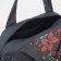 Sportivnaya bag with lightning with lining, external pocket, gray color