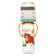 A bottle of feeding "Forest Friends", classic throat, 250 ml., 3 months, cylinder, with handles