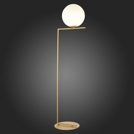 The floor lamp ST LUCE. SL1148.305.01. CODDA. 1x60 W, E27, 38x30x175 cm, brass color-2